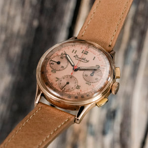 Breitling Premier or rose 18K -1946- Réf.787 Cal.Venus 178 -1946-