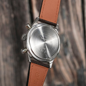 Vetta  Chronographe Ermetico 38 mm en acier inoxydable -1944- Réf.5347 5 Cal.Valjoux 22 -1944-