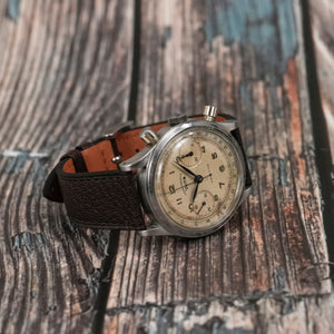 Vetta  Chronographe Ermetico 38 mm en acier inoxydable -1944- Réf.5347 5 Cal.Valjoux 22 -1944-