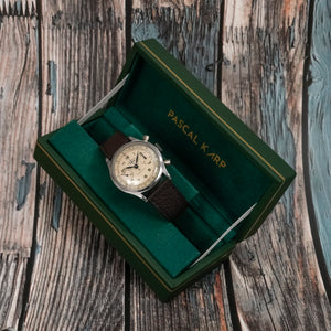 Vetta  Chronographe Ermetico 38 mm en acier inoxydable -1944- Réf.5347 5 Cal.Valjoux 22 -1944-