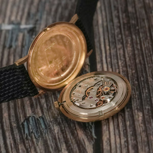 Jaeger LeCoultre Calatrava or jaune 18k Réf.9000 Cal.K818 -1960-