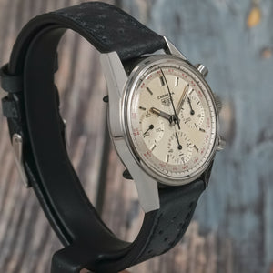 Heuer Chronographe Carrera 12 "Red Tachy"-1964- Réf.2447 T Cal.Valjoux 72 -1964-