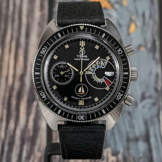 Yema Yachtingraf Regate Jumbo “Blue Ship” -1970- Réf.93.016 B Cal.7733S -1970-