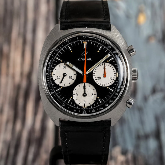 Enicar Chronographe Valjoux 72 "Gerhard Mitter" -1968- Réf. 072-01-03 Cal.Valjoux 72 -1968-