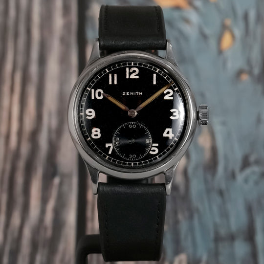 Zenith DH Military WWII acier inoxydable -1944- Réf.1518 Cal.12 4-6 -1944-
