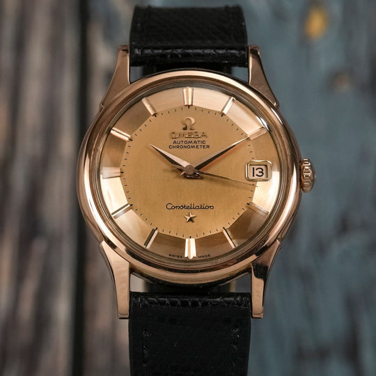 Omega Constellation Pie Pan or rose 18K -1960- Réf.14393/4  6 Cal.561 -1960-