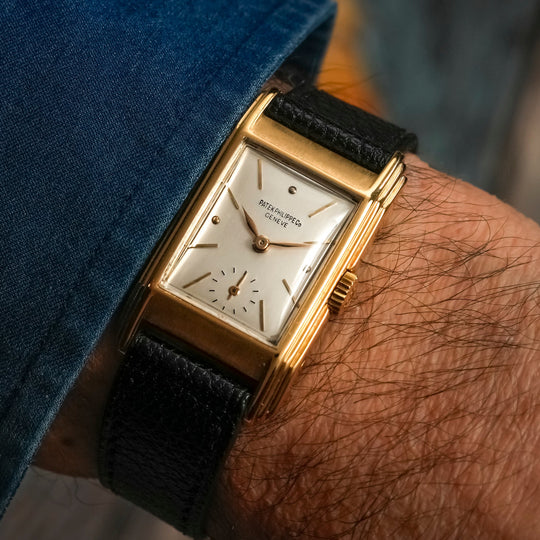 Patek Philippe Tegolino Art Deco or jaune 18K -1938- Réf.521 Cal.9.90 -1938-