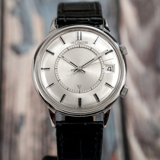 Jaeger LeCoultre Memovox acier remontage manuel -1965- Réf.11013  Cal.K911 -1965-