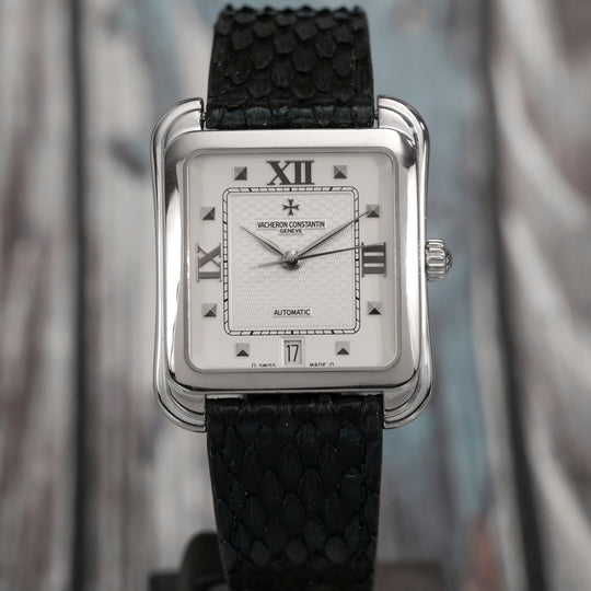 Vacheron Constantin Les Historiques Toledo 'Cioccolatone' or blanc 18k -2000- Réf.42100 Cal.VC 1312 -2000-