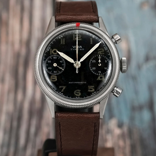 Vixa Chronographe Flyback Type 20 Armée de l’Air Française Réf.5100-54 Cal.Hanhart 4054 -1954-