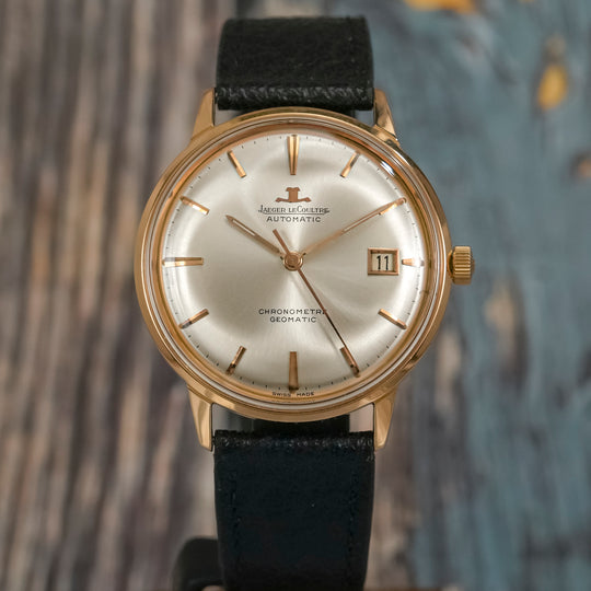 Jaeger LeCoultre Geomatic or rose 18k Réf.E398/1  Cal.K881G -1964-