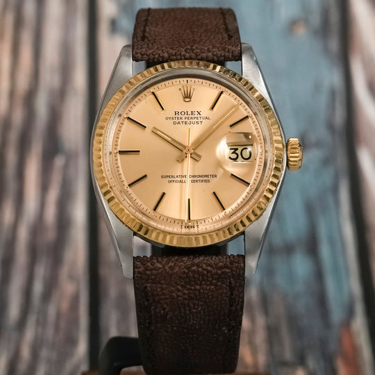 Rolex Oyster Perptual Datejust Datejust 36 or/acier -1977- Réf.1601 Cal.Automatique -1977-