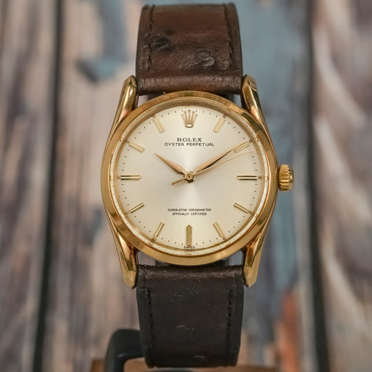 Rolex Oyster Perpetual Bombay or jaune -1962- Réf.1010 Cal. 1560 automatique -1962-