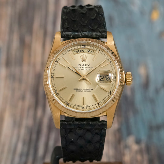 Rolex Day-Date 36 or jaune 18k -1978- Réf.18038 Cal.3055 -1978-