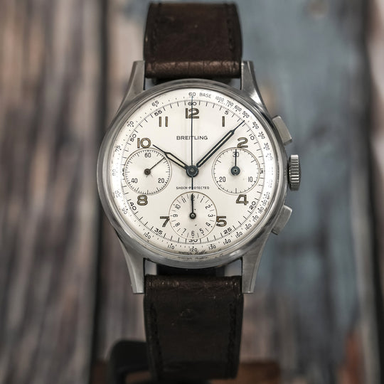 Breitling Chronographe Premier acier inoxydable -1947- Réf.787 Cal.Venus 178 -1947-