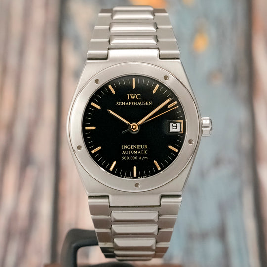 IWC Ingenieur 500.000 A/m  circa -1990- Réf.3508 Cal.IWC 37590 base ETA 2892/A2 modifié -Circa 1990-
