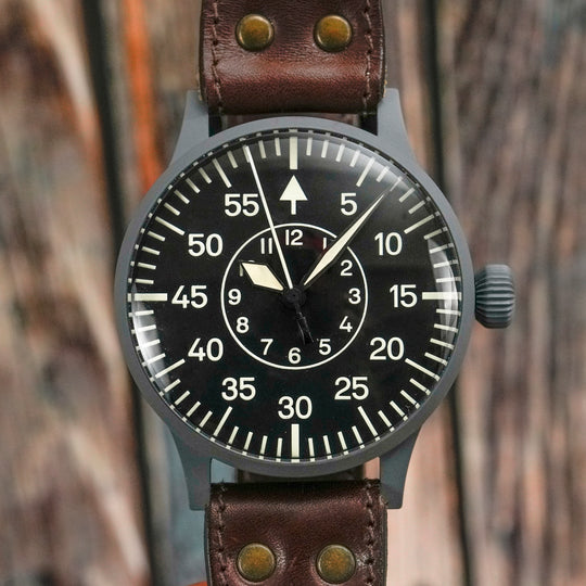 Laco Pilote Beobachtungsuhr B-uhr  Limited Edition N°70/75 -2000- Réf.FL23883 Cal.Durowe D5 -2000-