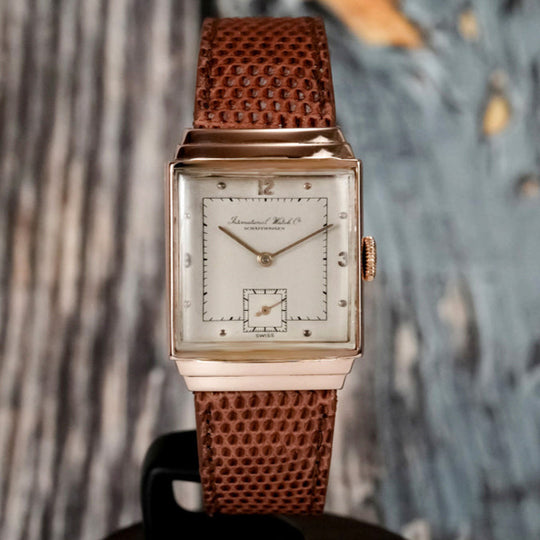 IWC Art Déco "Top Hat" Or Rose 18kts -1945- Réf.- Cal.IWC 62 -1945-