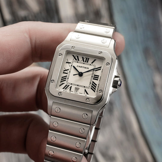 Cartier Santos Galbée Acier -2000- Réf.1564 Cal.Quartz -2000-