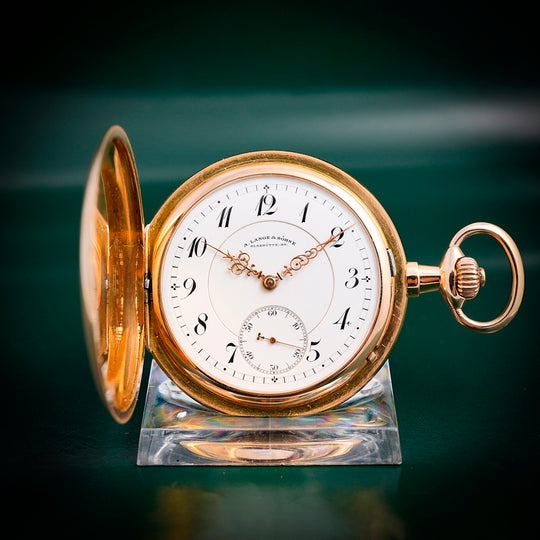 A. Lange & Söhne Savonnette or jaune 18kts -1900-  Réf. 62937 Cal. 43 Qualité A  -1900-