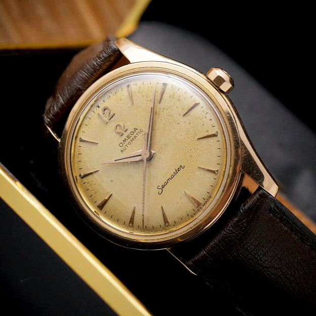 Quartz Montre Omega Homme Or Ancienne 1960s Retro Omega De Ville