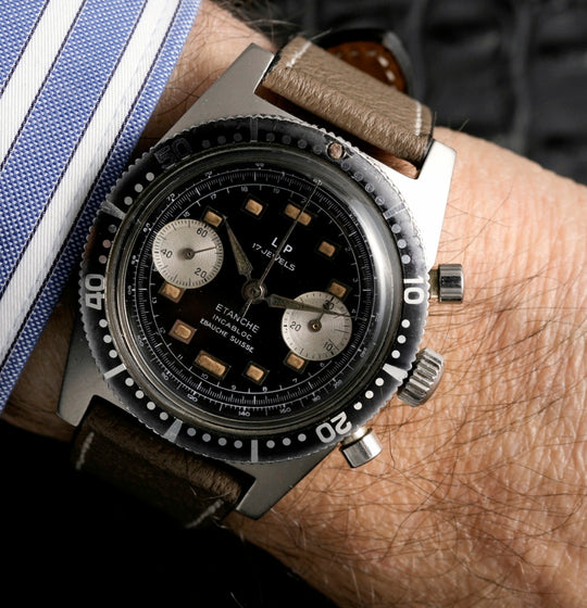 Lip Chronographe Skin Diver 20 ATM -1970-