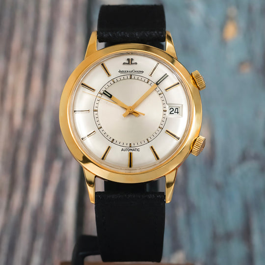 Jaeger LeCoultre Memovox 37 mm automatique or jaune 18K -1967- Réf.E855 Cal.825 -1967-
