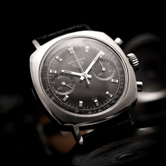 Heuer Chronographe Camaro 30 -1969- Réf.7743 NT Cal.Valjoux 7730 -1969-