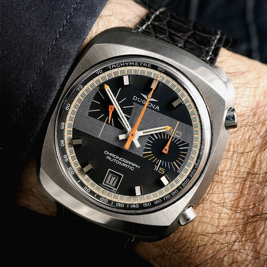 Dugena Chronographe Chrono-Matic -1970- Réf.NA Cal.15 Chrono-Matic (Buren1281) -1970-