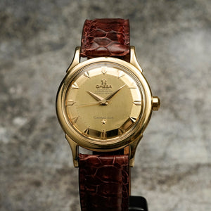 Omega Constellation Pie Pan De Luxe Or Jaune 18kts -1957- Réf.2852 / 2853 Cal.505 -1957-