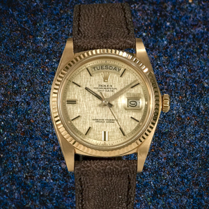 Rolex Day-Date Or Jaune 18kts Cadran OT Pie Pan Lin -1975- Réf.1803 Cal.1556 -1975-