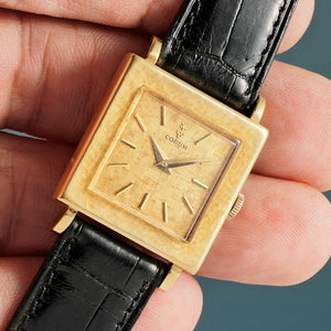 Corum Lady Square 18kts  Réf. 11330  Cal. Corum 425  -1965-