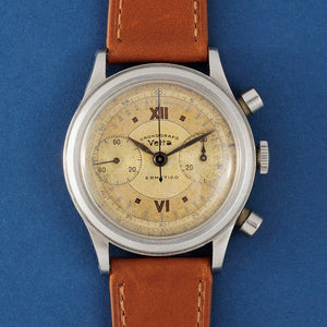 Vetta Chronographe Ermetico 38 mm  Réf. 5347  Cal. Valjoux 22 -1945-