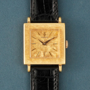 Corum Lady Square 18kts  Réf. 11330  Cal. Corum 425  -1965-