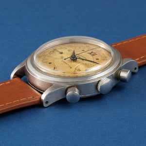 Vetta Chronographe Ermetico 38 mm  Réf. 5347  Cal. Valjoux 22 -1945-