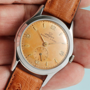 Lemania  Automatique Tropical Dial  Réf. 258  Cal. 3600 -1964-