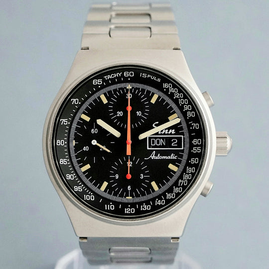 Sinn Chronographe Day Date -1995-  Réf.144 ST  Cal. Valjoux 7750