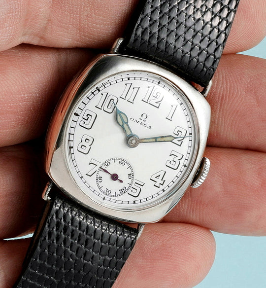 Omega classique art deco argent 0,925 Cal. 26.5 -1934-