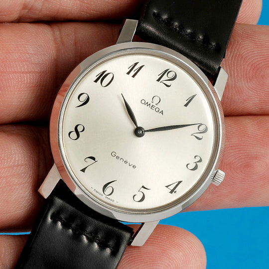 Omega Genève chiffres Breguet  Réf. 111 0108  Cal. 625 -1974-