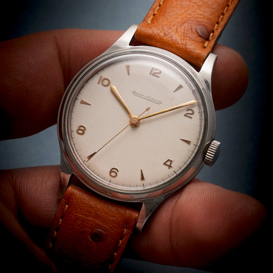 Jaeger-LeCoultre acier inoxydable 37 mm Réf. 576207 Cal. P478  -1950-