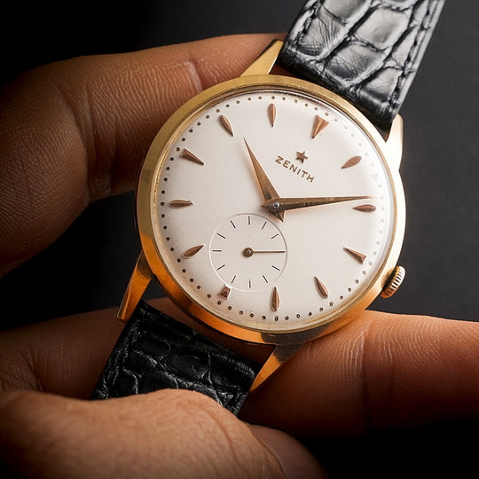 Zenith Calatrava Jumbo Or rose 18kts Cal. 126-6 -1954-