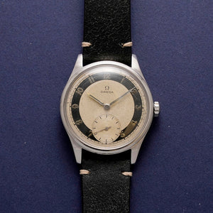 Omega vintage Bulleye acier inoxydable 30T2 Réf. 2383-3 Cal. 265 -1949-