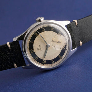 Omega vintage Bulleye acier inoxydable 30T2 Réf. 2383-3 Cal. 265 -1949-