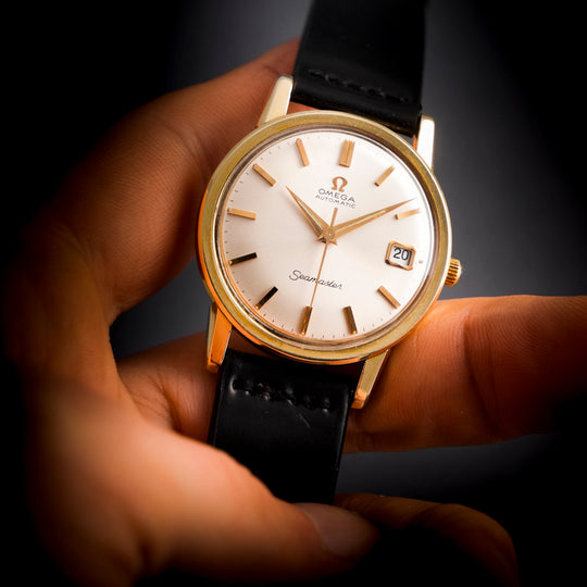 Omega Seamaster or/acier automatique -1966- Réf. 166.005  Cal. 562  -1966-