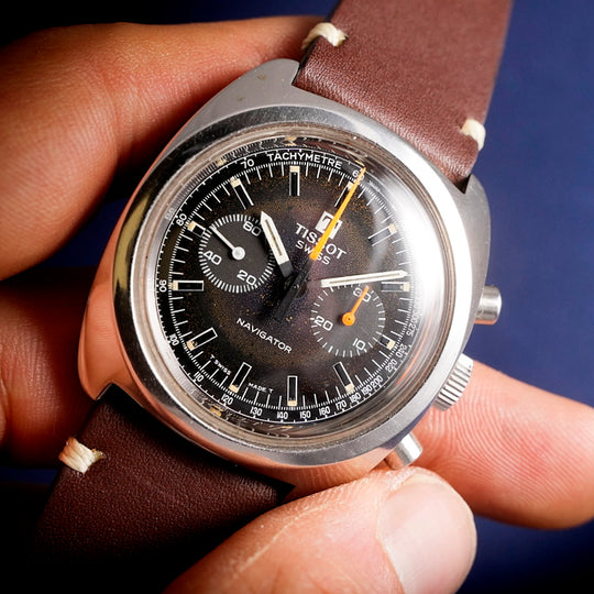 Tissot Chronographe Navigator Vintage  Réf. 40521  Cal. 872/Lemania1277  -1975-