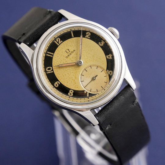 Omega 30T2 Tuxedo acier inoxydable réf. 2383-6  Cal. 30T2  -1946-