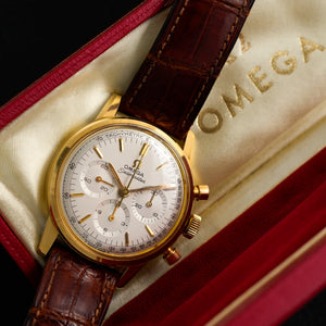 Omega Chronographe Seamaster Cal.321 or jaune 18kts  Réf.105.004  -1963-