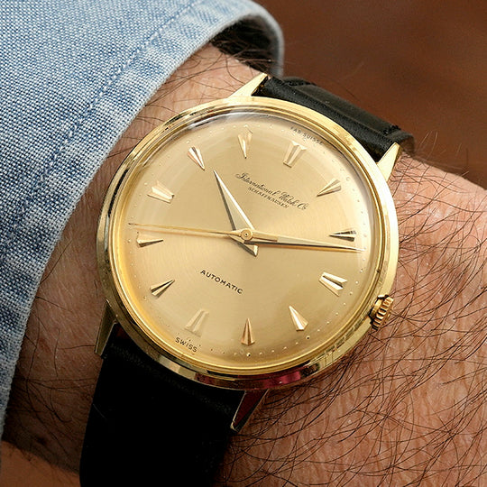 IWC Calatrava Pellaton or jaune 18kts  Cal. 853 -1960-