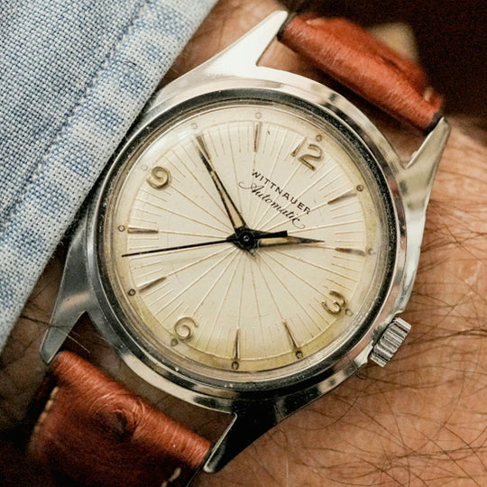 Wittnauer acier automatique "Sunbirst Dial"  Cal. 11ARG -1960-