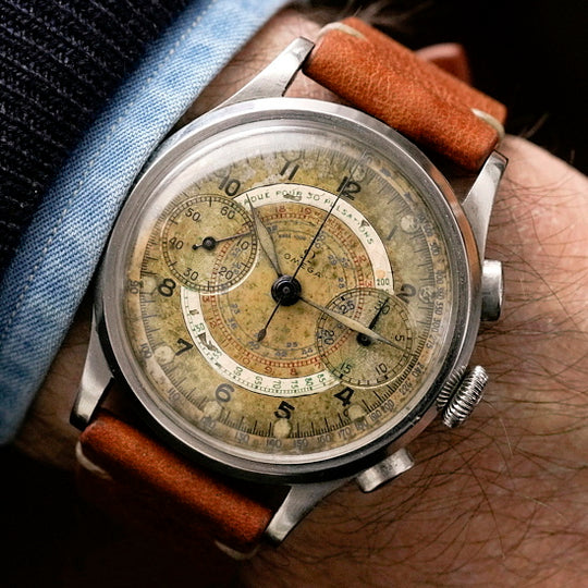 Omega  Chronographe multi-scale 38 mm-1939-  Réf. CK 2092  Cal. 33.3 CHRO T3  -1939-